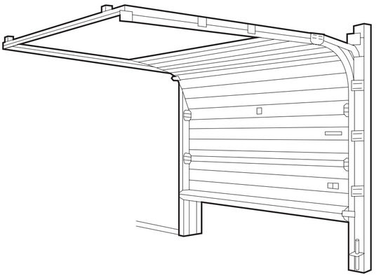 800N Automatic Belt Driven Garage Opener Smooth Operation With 24V DC Motor supplier