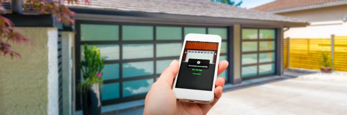 WiFi Remote Control  Cell Phone Garage Door Opener For Residential Sectional Garage Door